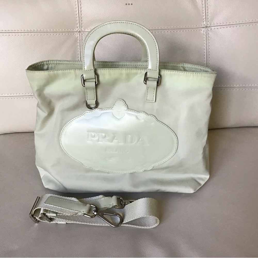 PRADA  Nylon Tessuto Print Lavanda Bag